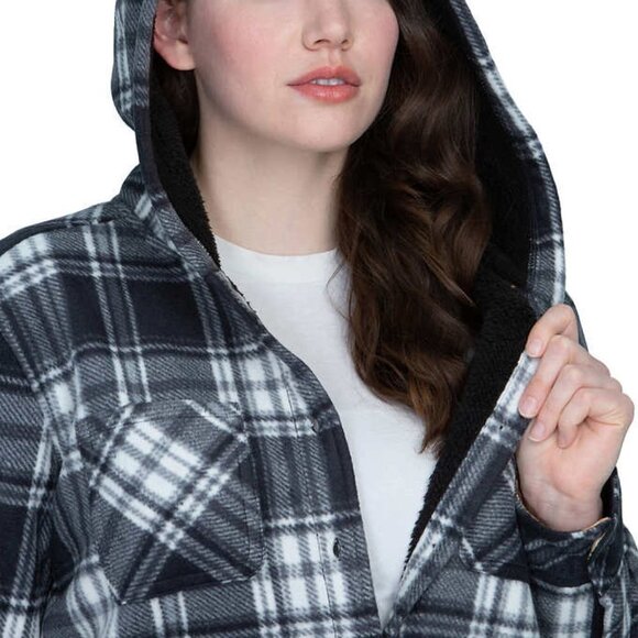 NEW Realtree Hooded Shacket | Black - Picture 5 of 8
